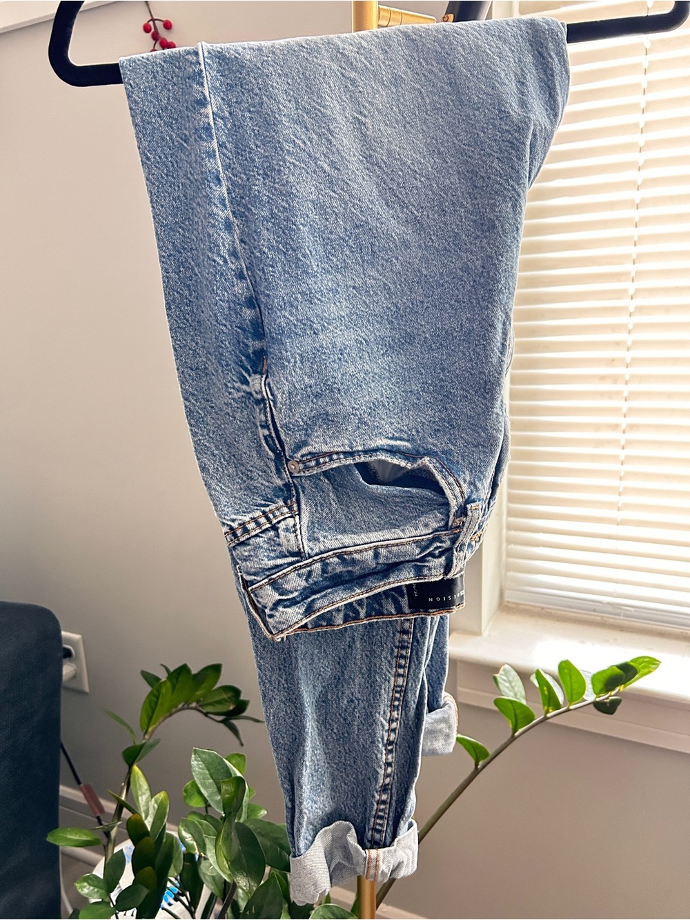 ASOS Light Blue Straight-Leg Women's Jeans